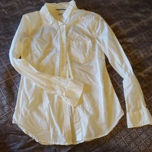 White button up blouse